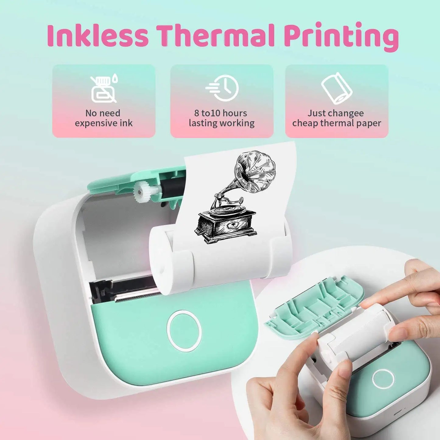 Portable Mini Thermal Printer