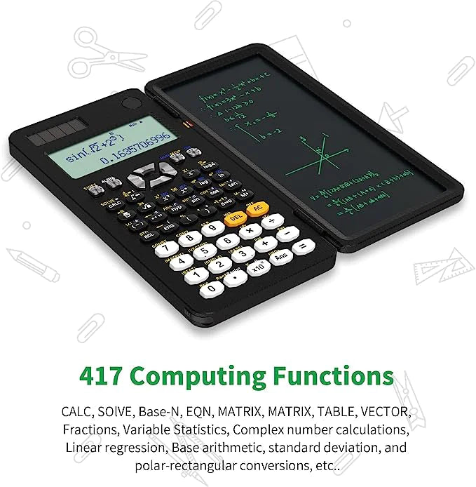 LCD scientific calculator