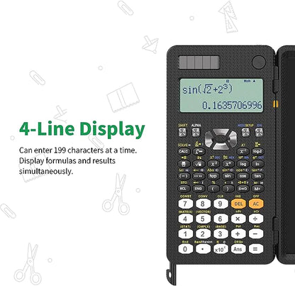 LCD scientific calculator